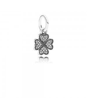 Pandora Sparkling Lucky Clover Pendant Charm 791309CZ