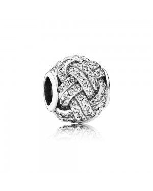 Pandora Sparkling Love Knot Charm 791537CZ