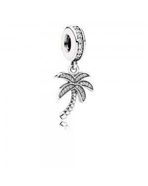 Pandora Sparkling Palm Tree Pendant Charm 791540CZ