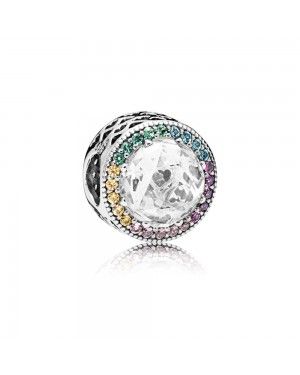 Pandora Multi-Colour Radiant Hearts Charm 791725CZMX