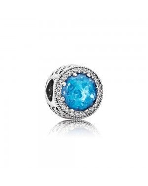 Pandora Sky Blue Radiant Hearts Charm 791725NBS