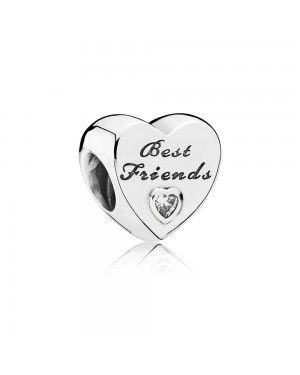 Pandora Friendship Heart Charm 791727CZ