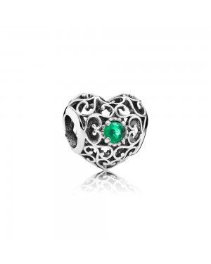 Pandora May Signature Heart Birthstone Charm 791784NRG