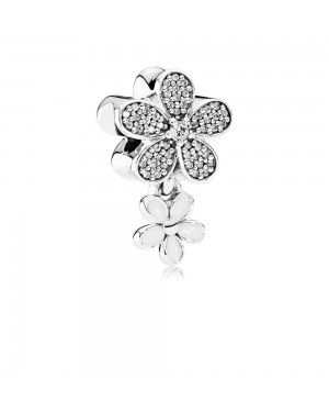 Pandora Dazzling Daisy Duo Pendant Charm 792098CZ