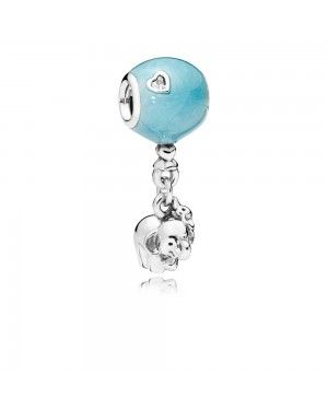 Pandora Elephant And Blue Balloon Charm 797239EN169