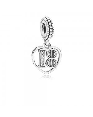 Pandora 18 Years Of Love Pendant Charm 797262CZ