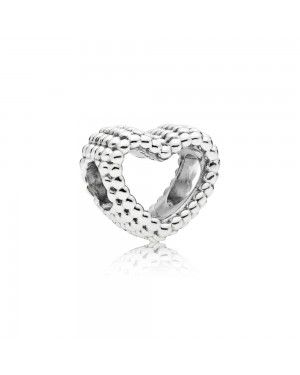 Pandora Beaded Heart Charm 797516