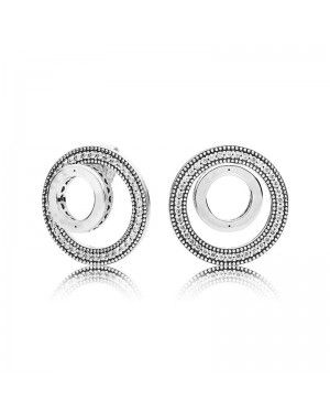 Pandora Forever Signature Stud Earrings 297446CZ