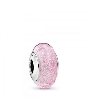 PANDORA Pink Shimmer Glass Charm JSP1538 