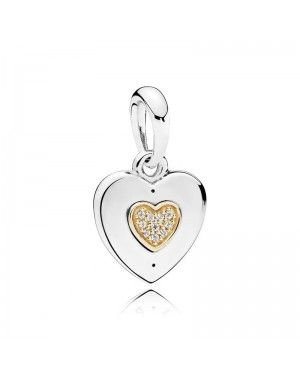 Pandora Signature Heart Pendant 796232CZ