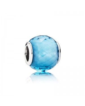 PANDORA Sky Blue Crystal Charm JSP0871 