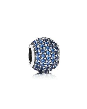 PANDORA Silver Blue Charm JSP1061 With CZ 