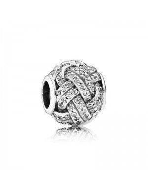 PANDORA Silver Friendship Charm JSP0564 With CZ 