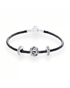 PANDORA Galaxy Complete Bracelet JSP0307 With CZ In Sterling Silver