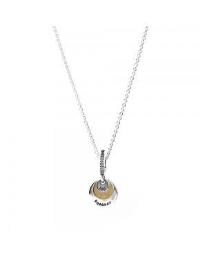 PANDORA You And Me Forever Love Necklace JSP0076 In Gold