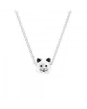 PANDORA Curious Cat Necklet Animal Necklace JSP0142 