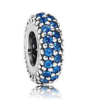 PANDORA Starry Night Blue Crystal Spacer JSP0962 