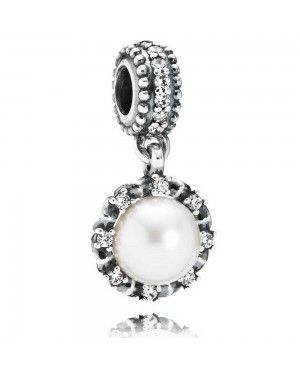 PANDORA Pearl Charm JSP0949 In Freshwater Cultured Pearl