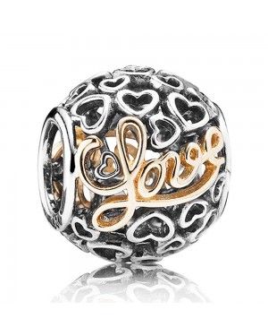 PANDORA Openwork Love Charm JSP1552 In Gold