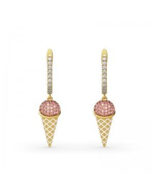 Joanfeel Ice Cream Cone Drop Earrings