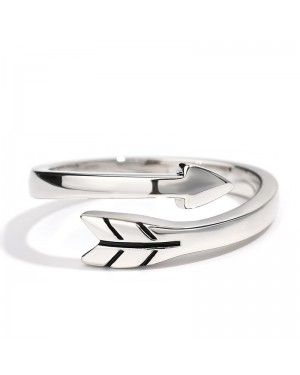 Joanfeel Men's Band, "Cupid's Arrow" Sterling Silver Ring