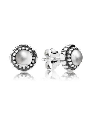 PANDORA April Birthstone Rock Crystal Birthstone Stud Earrings JSP1301 