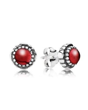 PANDORA January Birthstone Garnet Stud Earrings JSP1297 