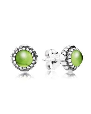 PANDORA August Birthstone Peridot Stud Earrings JSP1294 