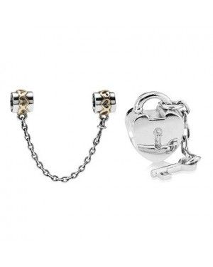 PANDORA Love Unchained Keys Charm Set JSP0489 In Silver