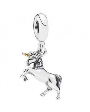 PANDORA Unicorn Pendant Fairytale Charm JSP1574 In Gold