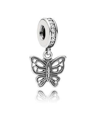 PANDORA Butterfly Butterfly Charm JSP1026 In Sterling Silver