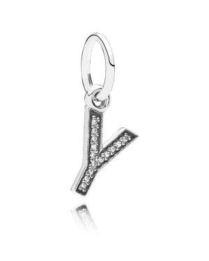 PANDORA Alphabet Y Alphabet Pendant JSP0971 With Cubic Zirconia 