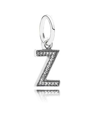 PANDORA Alphabet Z Pendant JSP0970 With Cubic Zirconia In Silver