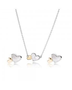 PANDORA Luminous Hearts Love Jewellery Set JSP0044 