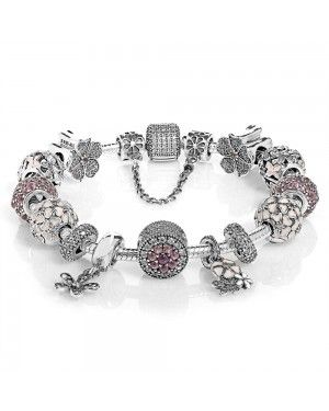 PANDORA Dazzling Floral Complete Bracelet JSP0289 