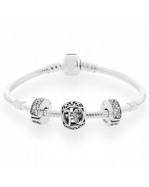 PANDORA Vintage H Alphabet Complete Bracelet JSP0269 