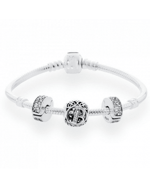 PANDORA Vintage B Alphabet Complete Bracelet JSP0275 