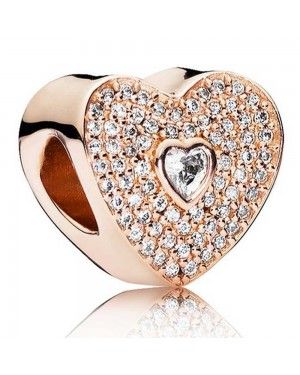 PANDORA Sweetheart Love Charm JSP1087 In Rose Gold