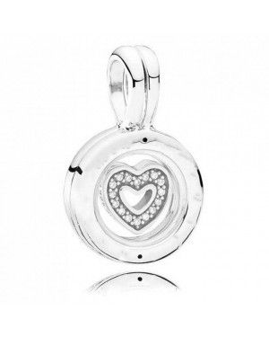 PANDORA Petite Memories Floating Locket Love Charm JSP0604 