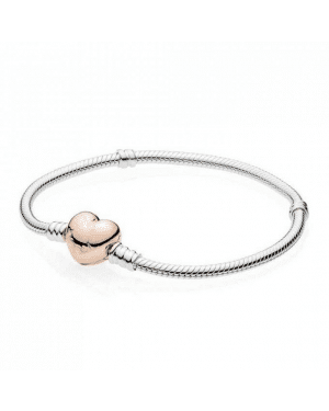 PANDORA Heart Clasp Love Bracelet JSP0084 In Rose Gold