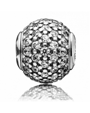 PANDORA Silver Generosity Charm JSP0588 With Pave CZ 