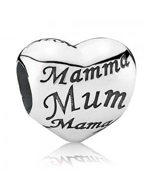 PANDORA Heart Mum Family Charm JSP1583 