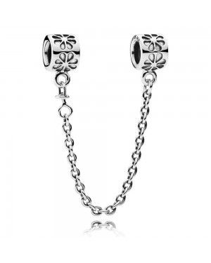 PANDORA Flower Safety Chain JSP1627 In Sterling Silver