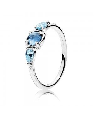 PANDORA Patterns Of Frost Ice Drops Ring JSP1342 In Silver