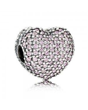 PANDORA Pink Open My Heart Love Clip JSP0930 