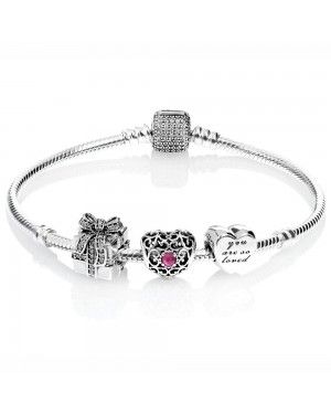 PANDORA July Birthstone Complete Bracelet JSP0352 