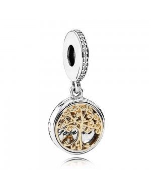 PANDORA Family Roots Family Charm JSP0708 With CZ In Gold