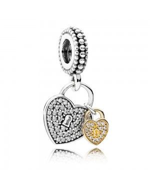 PANDORA Love Locks Pendant Charm JSP0811 In Gold