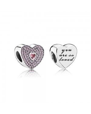 PANDORA So Loved Charm Set JSP0521 With Pave CZ 