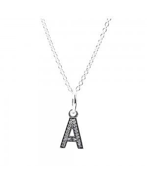 PANDORA Alphabet A Necklace JSP0130 